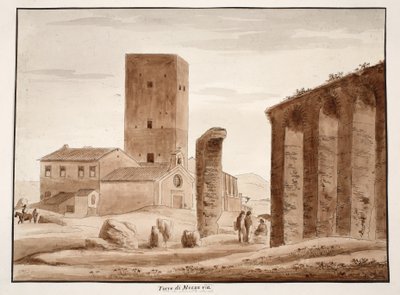 Torre di Mezza via by Agostino Tofanelli